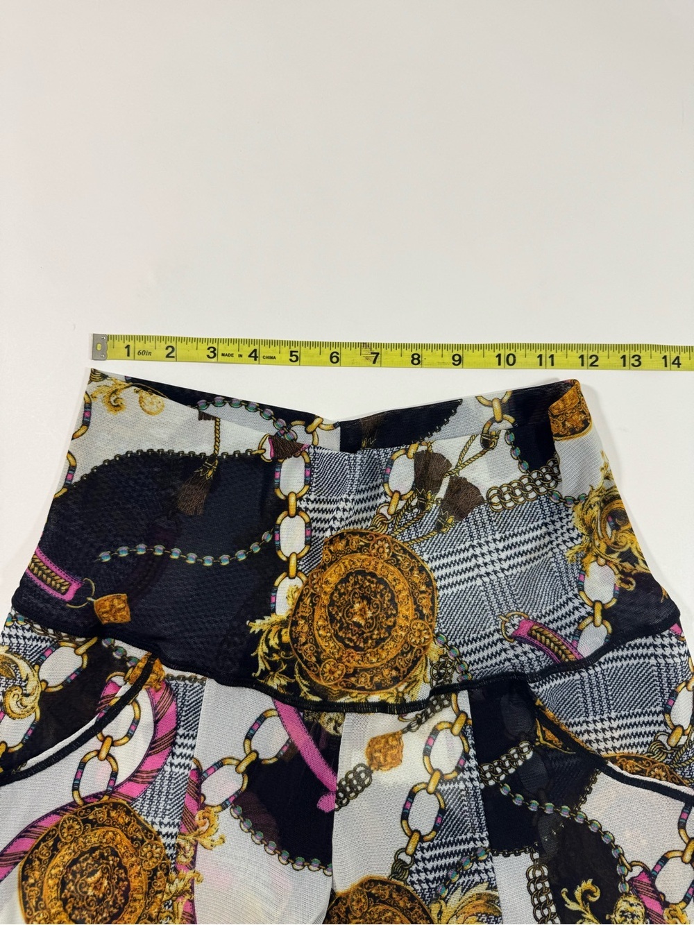 Autumn Teneyl Mesh Dreamer Pants Chain Print - Picture 5 of 6